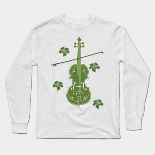 green violin Long Sleeve T-Shirt